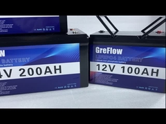 Batterie LiFePo4 12V 100Ah 125Ah 150Ah 200Ah 250Ah 280Ah 300Ah 4 séries de batteries solaires au lithium