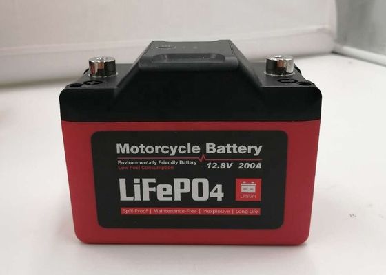 ion électrique de lithium du paquet LiFePO4 de batterie de moto de 12V 2Ah 200CCA