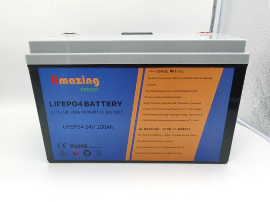 Batterie Lifepo4 24V 100Ah rechargeable de bateau de rv pour le chariot de golf