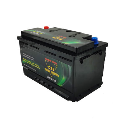 Batterie automatique profonde de la batterie 100ah Lifepo4 de cycle de 1000CCA BMS 12V pour commencer de voiture