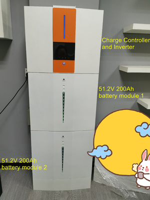 batterie d'accumulateurs de 20KWh 200Ah Lifepo4 outre de système d'alimentation solaire de grille