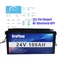 Paquet de batterie d'accumulateurs de 2560WH Lifepo4 24V 100Ah avec la cellule prismatique