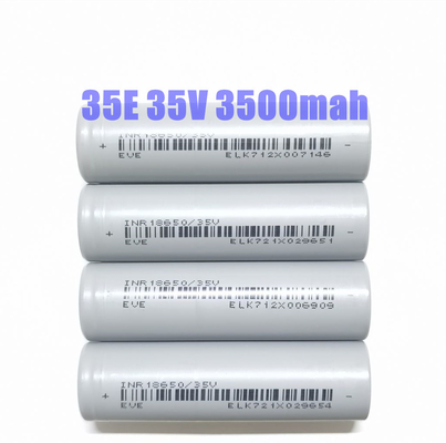 EVE 35V 18650 Cellule de batterie cylindrique 3,7 3500mah Cellule de batterie Li-ion 3C Décharge