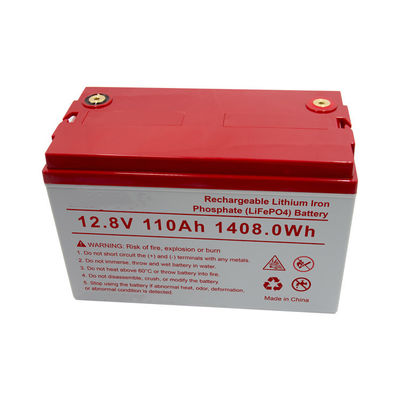 système solaire de 12.8V 110ah LiFePO4 Li Ion Battery For Gildder Ups