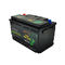 Batterie automatique profonde de la batterie 100ah Lifepo4 de cycle de 1000CCA BMS 12V pour commencer de voiture