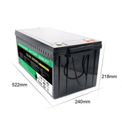 paquet IP66 de batterie de 1.28kWh 200Ah 12.8V Lifepo4 pour le système de caravane de rv Ev